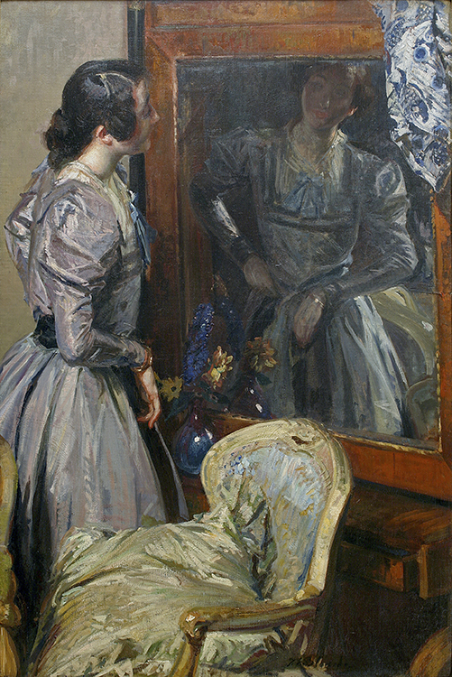In The Mirror ca. 1904