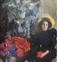Giovane ragazza con papaveri (Young Girl with Poppies) (1895)