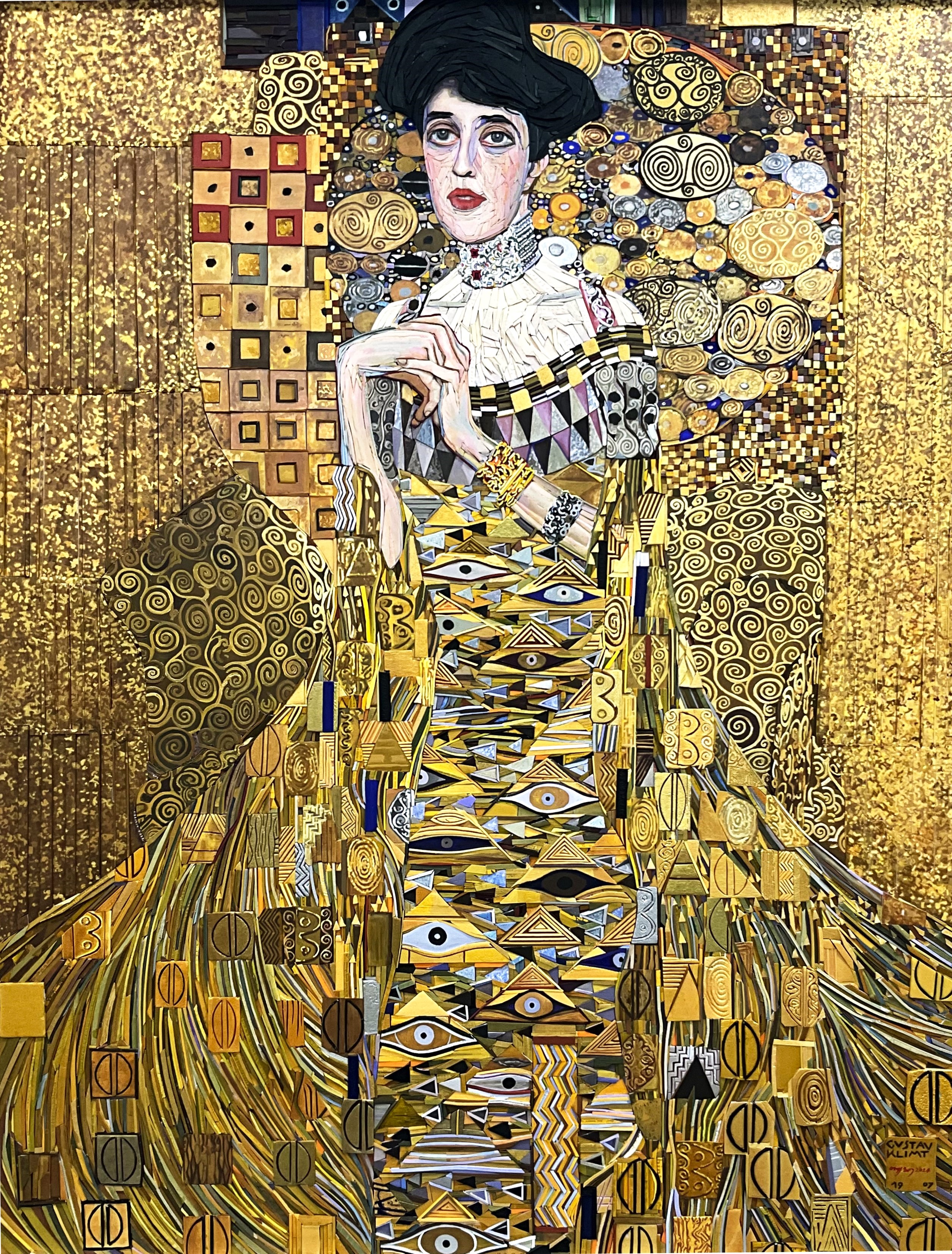 Monument to Klimt Woman in Gold